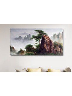 Landscape Hand-painted Oil Painting with Stretched Frame-40